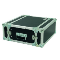 Flight case 4U a rack 19', profondità utile corpo 25 cm.